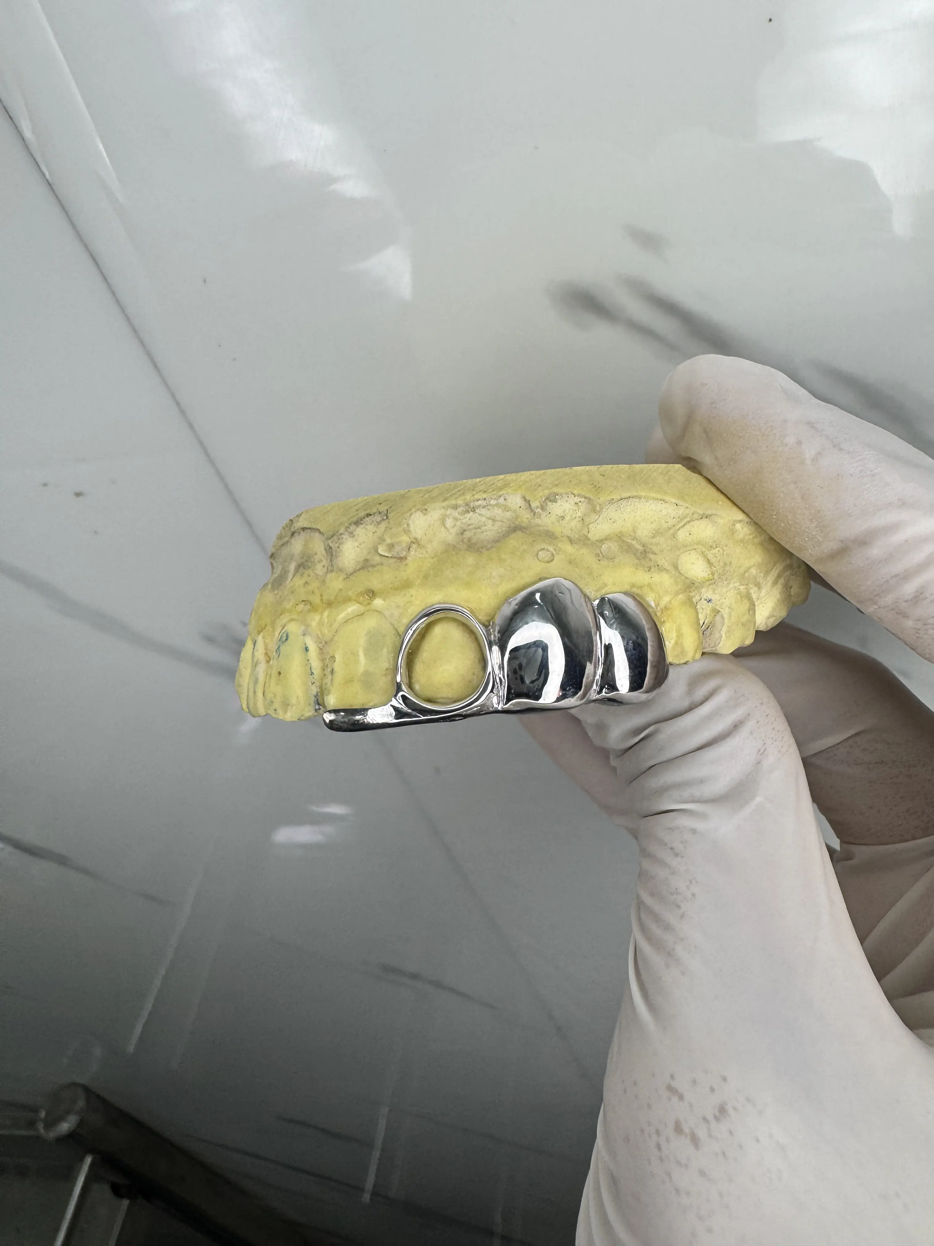 Full grillz with window and bar design Silver in Phnom Penh Cambodia